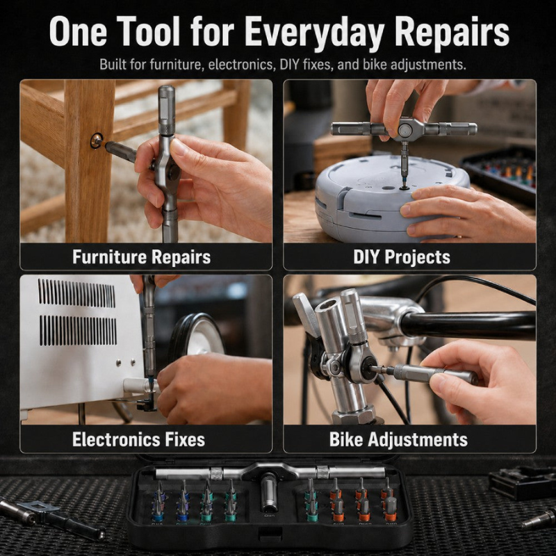 24in1 T-Drive Multipurpose Tool Set