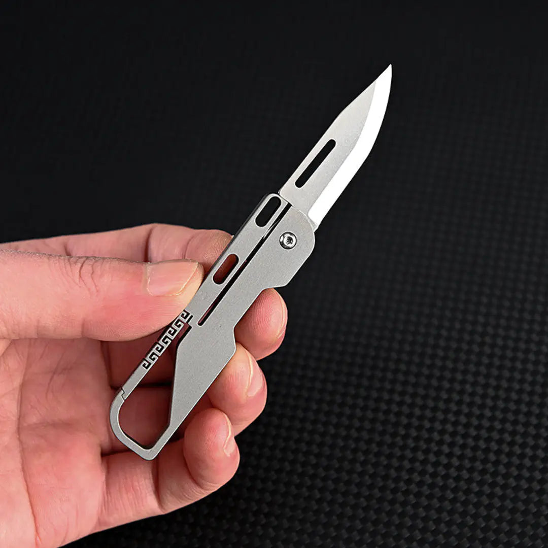 Titanium Keychain Pocket Knife