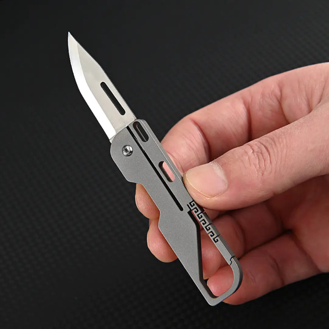 Titanium Keychain Pocket Knife