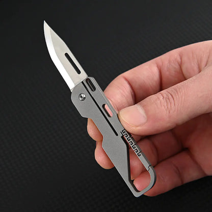 Titanium Keychain Pocket Knife