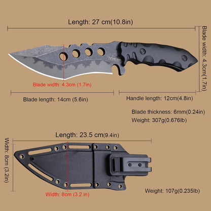 Skeleton Curve Knife