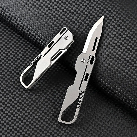 Titanium Keychain Pocket Knife