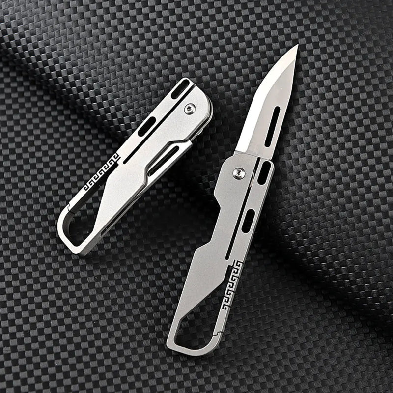 Titanium Keychain Pocket Knife