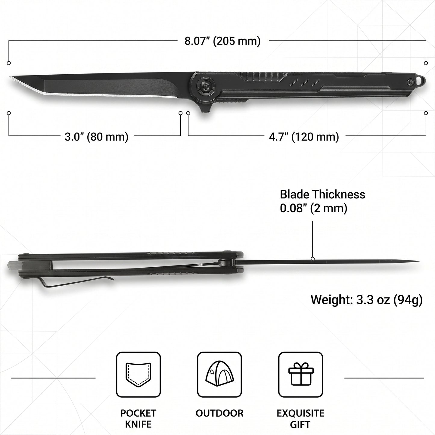 Savage Folding Knife