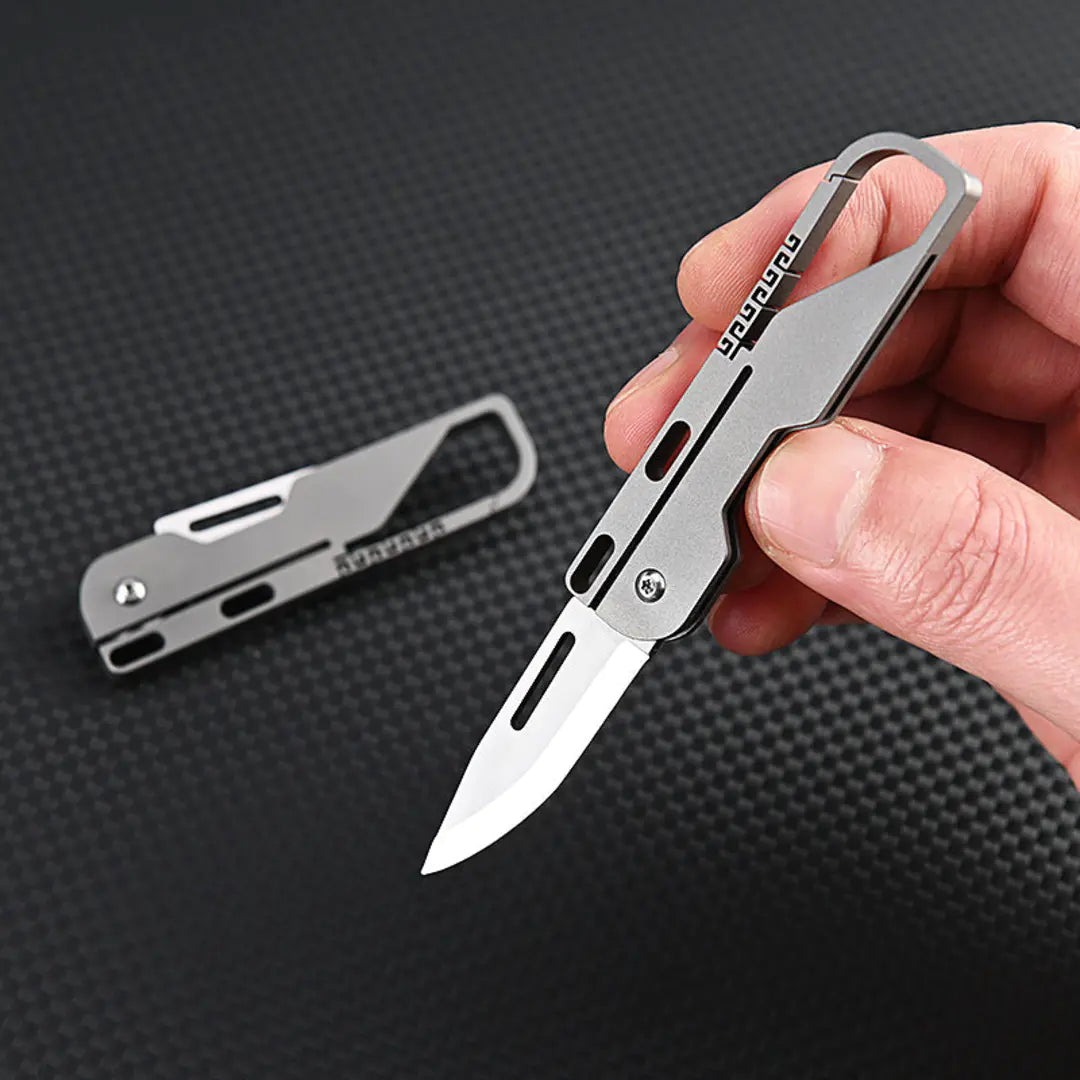 Titanium Keychain Pocket Knife
